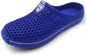 img 4 attached to Amoji Slippers Sandals Outdoor Breathable Men's Shoes ~ Mules & Clogs