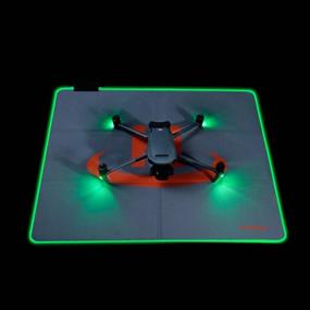 img 4 attached to LED Landing Pad For DJI Mini 3 Pro Mavic Air 2S/Mini 2/3 - Fast-Foldable Helipad Accessory For AVATA/Mavic 3/Zoom FPV Drone (65Cm)