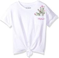 lucky brand fashion heather x large girls' clothing for tops, tees & blouses logo