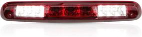 img 1 attached to 🔴 Red LED High Mount Tail Light with Cargo Light for 2007-2013 Chevy Silverado/GMC Sierra 1500 2500HD 3500HD