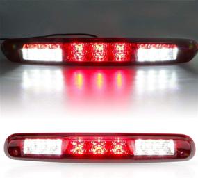 img 4 attached to 🔴 Red LED High Mount Tail Light with Cargo Light for 2007-2013 Chevy Silverado/GMC Sierra 1500 2500HD 3500HD