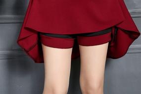 img 3 attached to Waisted Pleated Skater Uniforms 黑色US16D1208 Girls' Clothing ~ Skirts & Skorts