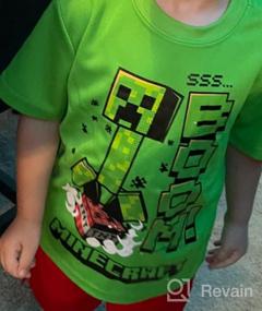img 7 attached to 👕 Minecraft Creeper Sweatshirt Zip-Up T-Shirt – Boys' Fashion Hoodies & Sweatshirts