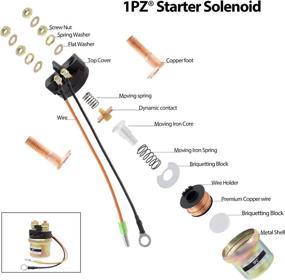 img 2 attached to 🔌 1PZ MO5-S01 Starter Relay Solenoid Replacement - Yamaha Waverunner 500 650 700 GP1200 GP760 SJ650 WJ500 Mercury Outboard 30hp 40hp 50hp