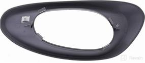 img 2 attached to 🚪 Dorman 90131: Front Passenger Side Interior Door Handle Bezel for Chevrolet Models - Textured Gray