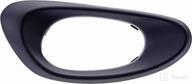 🚪 dorman 90131: front passenger side interior door handle bezel for chevrolet models - textured gray логотип