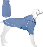 🐶 kickred dog hoodie sweatshirts with hat and leash hole - basic pet clothes, soft cotton outfit coat for small, medium, large dogs логотип