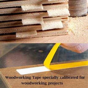 img 2 attached to Double-Sided Woodworking Tape By TYLife - 1.8-Inch X 36-Yards For CNC Work, Wood Routing, Crafting, And Templates - Removable And Residue-Free - Ideal For Woodworkers And Turners (45Mm-36Yd)