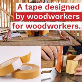 img 1 attached to Double-Sided Woodworking Tape By TYLife - 1.8-Inch X 36-Yards For CNC Work, Wood Routing, Crafting, And Templates - Removable And Residue-Free - Ideal For Woodworkers And Turners (45Mm-36Yd)