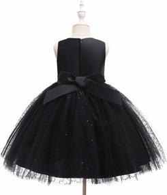 img 2 attached to Sparkle And Shine: Weileenice Vintage Flower Girl Dress With Rhinestone Details For Formal Weddings