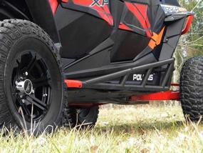 img 2 attached to SuperATV Heavy-Duty Nerf Bars/Sliders/Kickers For 2014+ Polaris RZR XP 1000 4-Seat Black - 1.75" Tubing, Powder Coated, Easy Install