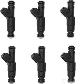 img 4 attached to 🔧 Fuel Injector Set 6 Pieces, for 1987-1998 Jeep Wrangler Cherokee Grand Cherokee Comanche 4.0, Replaces # 0280155703, 0280155710, 0280155700