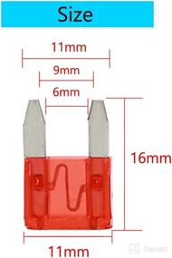 img 2 attached to 💡 ESUPPORT 120 MIX Car Mini Standard Blade Fuse Pack - 5 7.5 10 15 20 25 30 Amp - ATM APM