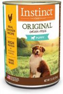 nature's variety instinct original puppy grain-free chicken dog food - case of 6, 13.2 oz. cans logo