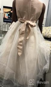 img 5 attached to 👗 iGirlDress Poly Silk Flower Girl Dress - Size 6 months to 12 years