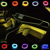 abaldi el wire 5m/16ft usb car decorations el wire neon kit atmosphere light strip portable neon lights(5m логотип