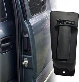 img 3 attached to ImUfer Left Exterior Door Handle Rear Driver Side Textured Black For Chevy Silverado & GMC Sierra 1500 2500 3500 1999-2007,Silverado SS,Suburban, Avalanche,Tahoe 15758172 GM1521115 79107 901-137L