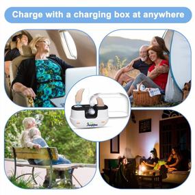 img 1 attached to Revolutionize Your Hearing With Banglijian'S Rechargeable Magnetic Contact Box Hearing Aids For Adults And Seniors – Say Goodbye To Noise And Feedback