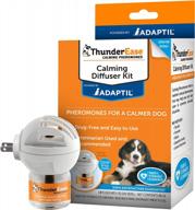 🐶 thunderease dog calming pheromone diffuser kit: vet recommended for separation anxiety, stress barking, chewing, fear of fireworks & thunderstorms - 30 day supply logo