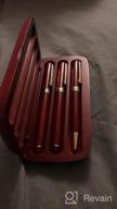 img 1 attached to Premium Wooden Pen Gift Set With Best Fountain, Ballpoint, And Gel Pens, Including Ink Refills And Luxury Case - Ideal For Business Promotions And Designer Writing Needs review by Brock Chisholm