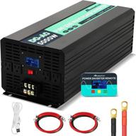 🔋 efficient mxmoonfree 5000w pure sine wave power inverter with wireless remote control, lcd display, usb port, and multiple outlets - ideal for rvs, trucks, cabins & off-grid living logo