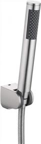 img 4 attached to KES LP150-BS Brushed Stainless Steel Handheld Shower Head With Extra Long Hose And Bracket Holder