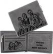 personalized men's wallets - perfect gift for fathers, husbands & sons! logo
