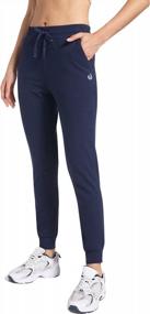 img 4 attached to Cotton Women'S Joggers With Pockets - HARTPOR Sweatpants For Yoga, Lounge, Running And Athletics
