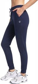 img 3 attached to Cotton Women'S Joggers With Pockets - HARTPOR Sweatpants For Yoga, Lounge, Running And Athletics