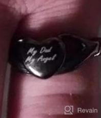 img 8 attached to Keepsake Remembrance: Women'S Minicremation Urn Ring To Cherish Loved Ones Forever