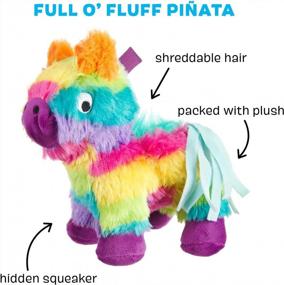 img 3 attached to Get Your Dog Excited With Barkbox'S Full O' Fluff Piñata Squeaky Chew Toys For Small, Medium, And Large Dogs