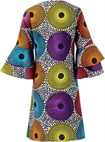 img 3 attached to SHENBOLEN Women African Print Jacket Dashiki Traditional Top Dress