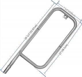 img 3 attached to Upgrade Your Weber Grill With Stainless Steel P-Burner Replacement - Perfect For Q200 And Q220 Series By BBQSTAR