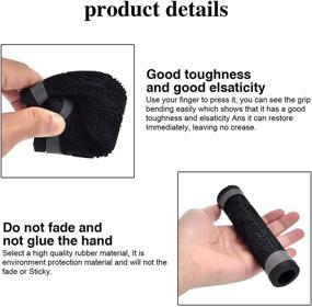 img 3 attached to Experience Exceptional Firmness And Comfort With ENLEE Non-Slip Rubber Bike Handlebar Grips