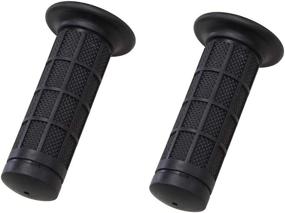 img 1 attached to 🏍️ High-Performance Mini Peewee Dirt Bike Grips - MX Style Handlebar Full Waffle Design for Kids Pit Bikes - Ultra-Durable & Long-Lasting - Shock Absorbing - Compatible with Honda, Suzuki, and Yamaha Mini Dirtbikes