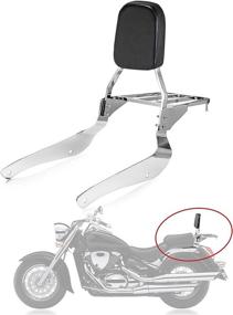 img 4 attached to Enhance Your Riding Experience with the PSLER Backrest Sissy Bar and Luggage Rack for Suzuki Volusia VL800 and Boulevard C50/M50 (2001-2011)