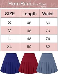 img 1 attached to Women'S High Waist Pleated Skirt For School And Tennis - Cute And Flowy Skater Skirt
