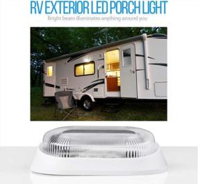 img 3 attached to Upgrade Your RV Lighting With SnowyFox 10-24V Porch Light: A 3-Pack LED Fixture For RVs, Trailers, Campers, And 5Th Wheels!