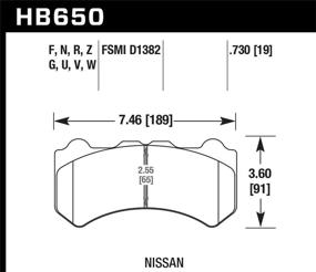 img 1 attached to Hawk Performance HB650Z 730 Керамический тормоз