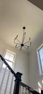 img 1 attached to Luxurious 8-Light Gold Chandelier For Modern Living Spaces By LALUZ review by Bryan Maignan