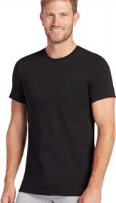 img 4 attached to Cotton Stretch Men's T Shirts by Jockey
