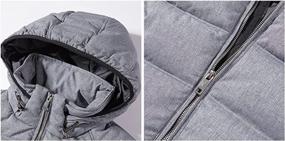 img 2 attached to Men'S Winter Puffer Jacket With Quilted Padding And Hood By Bellivera Parka