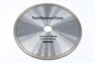 7-inch continuous diamond saw blade - perfect for cutting through hard materials! logo