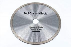 img 4 attached to 7-дюймовый непрерывный алмазный пильный диск - идеально подходит для резки твердых материалов!