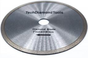 img 1 attached to 7-дюймовый непрерывный алмазный пильный диск - идеально подходит для резки твердых материалов!