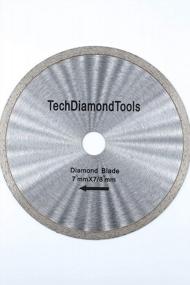 img 2 attached to 7-дюймовый непрерывный алмазный пильный диск - идеально подходит для резки твердых материалов!