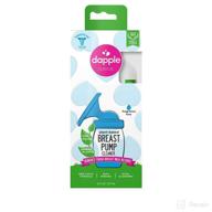 dapple baby breast pump soap: 8 fl oz bottle, 🍼 fragrance free, plant based & hypoallergenic – effective residue remover for milk logo