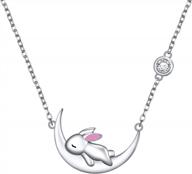 ожерелье с подвеской из стерлингового серебра 925 пробы с милым животным для женщин, подарки на день рождения, ювелирные изделия логотип