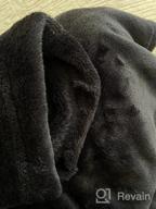 img 1 attached to Verabella Men & Women'S Plush Fleece Robe W/ Hood - Solid Color Bathrobe review by Clint Fick
