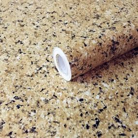 img 2 attached to Add Elegance To Your Home With MULLSAN Terrazzo Marble Gloss Self Adhesive Vinyl Film Paper Decoration